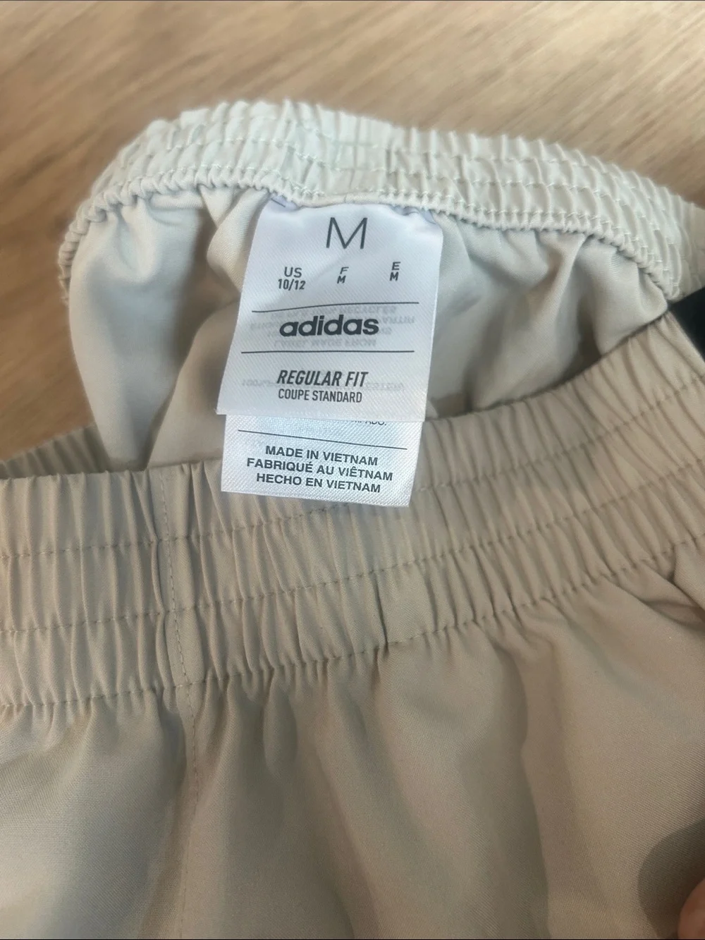 adidas White Shorts with Black 3-Stripes